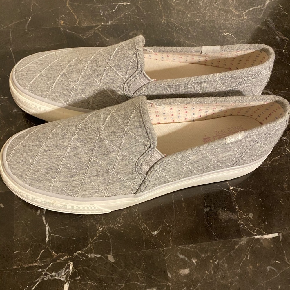 Grey Slip-on Keds